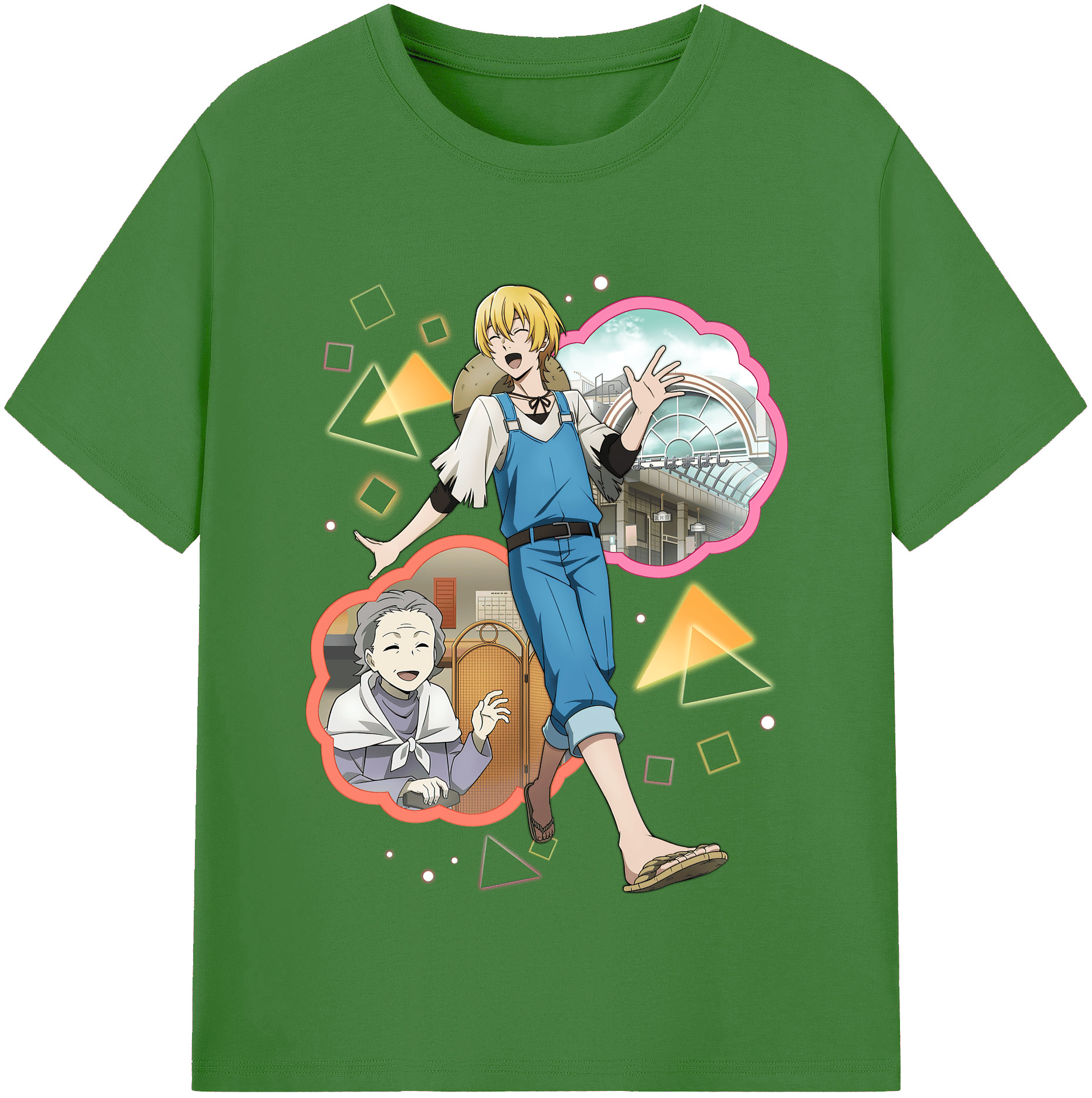 （画像用） 文豪ストレイドッグス Bungo Stray Dogs レディースカジュアルプリントTシャツ（綿100％）